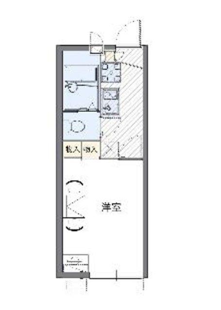 レオパレスフラワーIII(1K/2階)の間取り写真