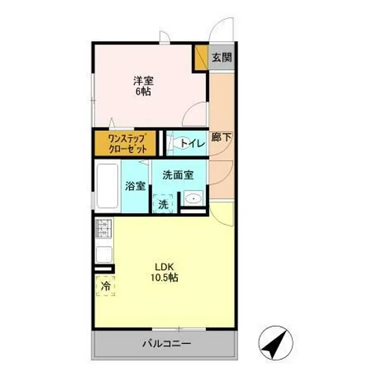 アヴニール21 3階階 間取り