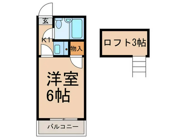 コーポニワ 2階階 間取り
