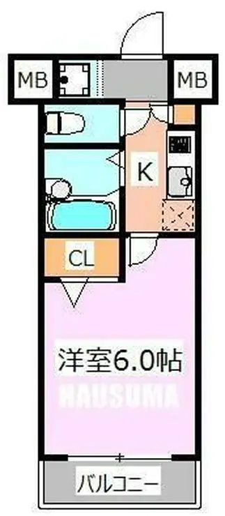 グローバン板橋 12階階 間取り