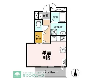 エクセレント中村(ワンルーム/2階)の間取り写真