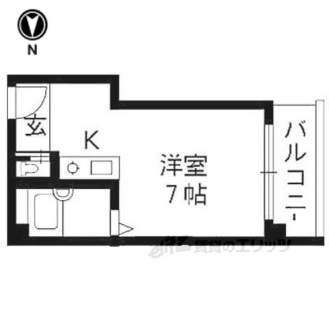 SAKIZO千丸ビル(ワンルーム/3階)の間取り写真