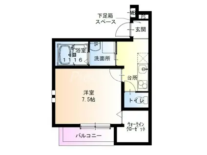 フジパレス千林1番館(1K/2階)の間取り写真