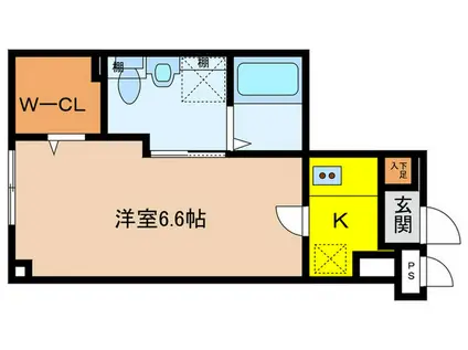 SAKURA U-TOKYO(1K/1階)の間取り写真