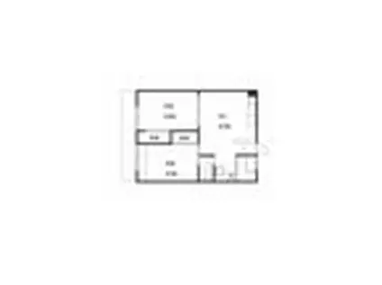 牛田コーポラス(2LDK/1階)の間取り写真