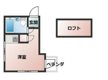 LA VILLA新高円寺(ワンルーム/1階)の間取り写真