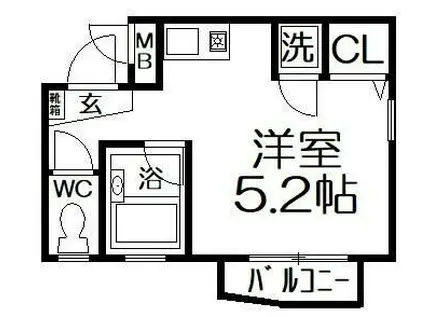 フォレストイン宮町(ワンルーム/4階)の間取り写真