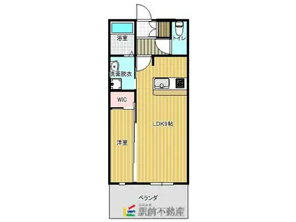 タワーサイドマンション(1LDK/3階)の間取り写真