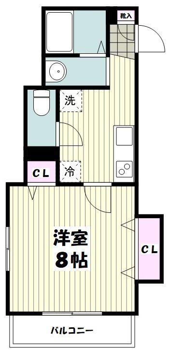 HF東札幌レジデンス(1LDK/10階)の間取り写真
