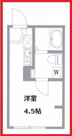 ALATO森下II(ワンルーム/3階)の間取り写真