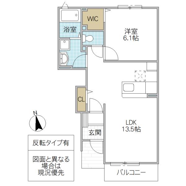 ST ELMOS(1LDK/1階)の間取り写真