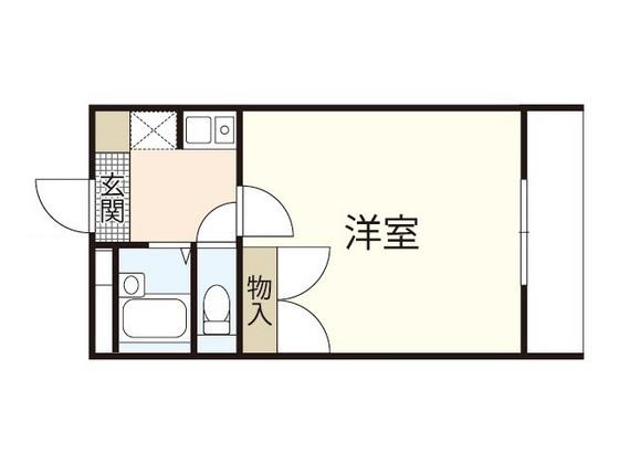 レオパレスエスペランサ(1K/3階)の間取り写真