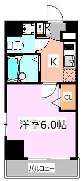 スカイコート田端第3(1K/3階)の間取り写真