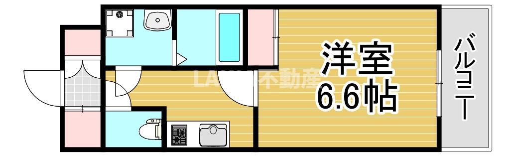ベイサイドパークOSAKAサウスレジデンシス(1K/12階)の間取り写真