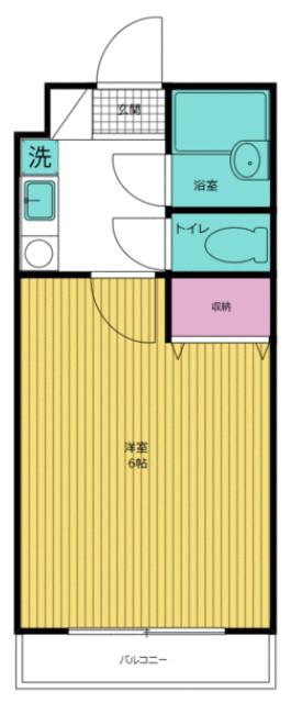 キープ エル 国分寺(1K/2階)の間取り写真
