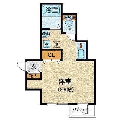 アーバイル日本橋小伝馬町(1K/8階)の間取り写真