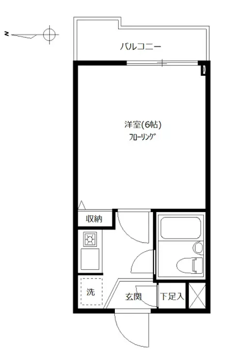 クリオ妙蓮寺壱番館 4階階 間取り