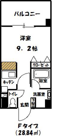 URBANHILL MUKAIYAMA(ワンルーム/5階)の間取り写真