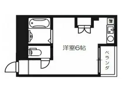 レジデンスイン梅田(ワンルーム/7階)の間取り写真