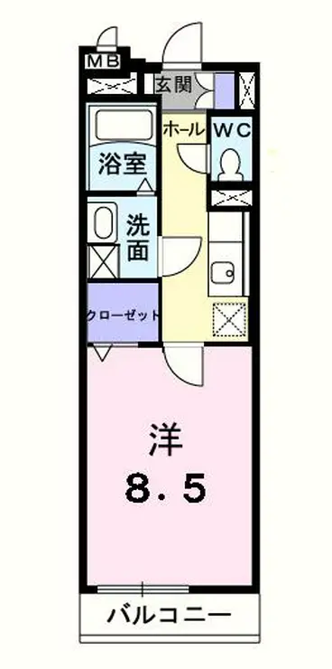 シャトーエクセラン 3階階 間取り