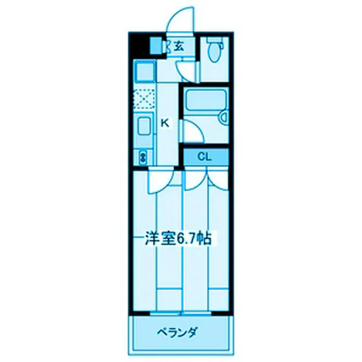 ミッドフィールド武蔵中原 1階階 間取り
