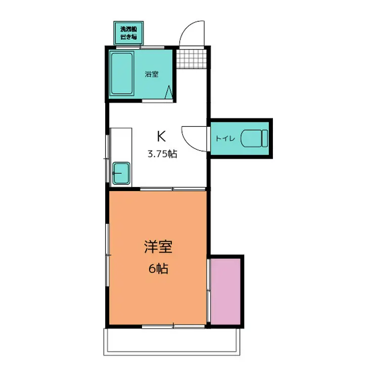 西亀荘 1階階 間取り