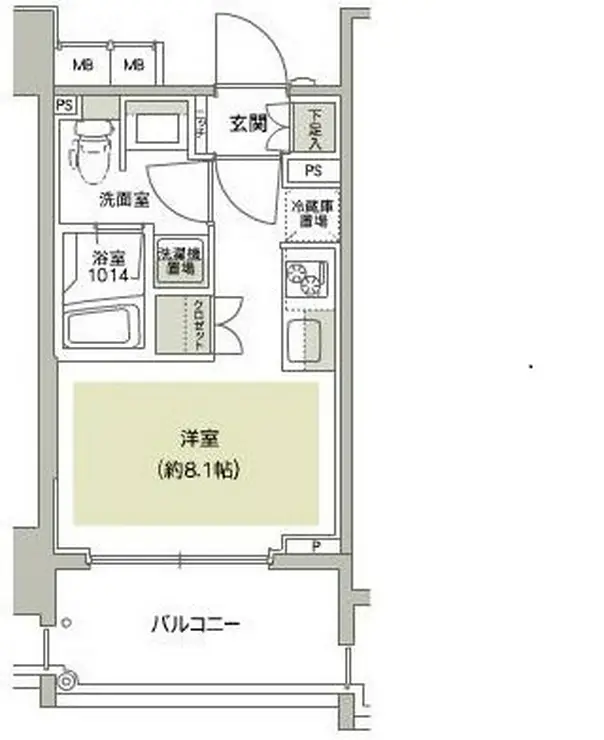 クレヴィア文京白山 7階階 間取り