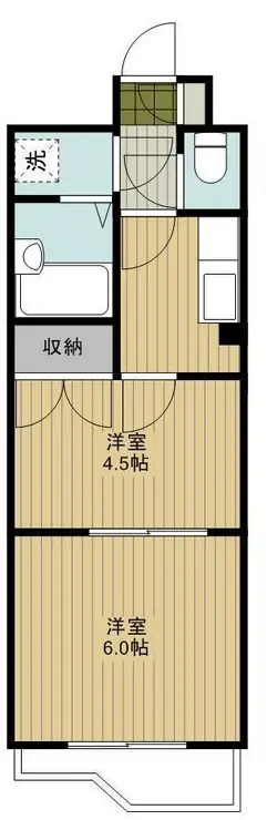 プリピア西船 2階階 間取り