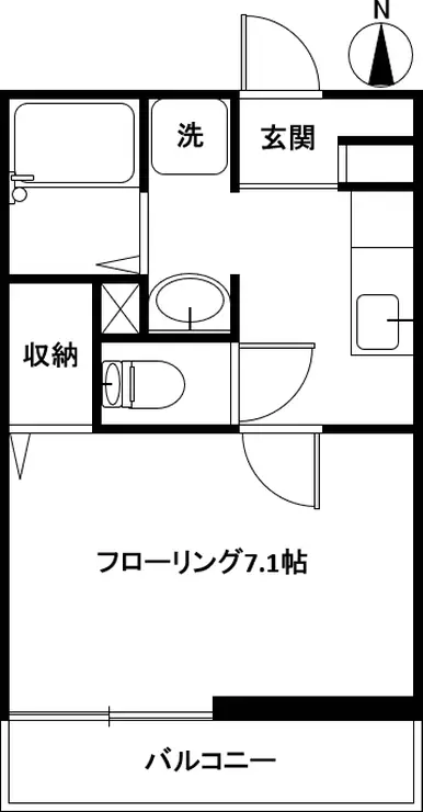 リバーサイドシャイン 2階階 間取り