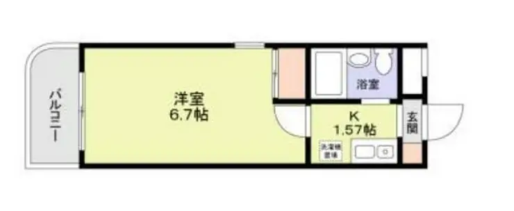 グリム武蔵新城 4階階 間取り