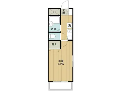 トップハイム西船(1K/3階)の間取り写真