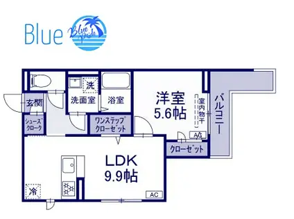 コンフォート横浜緑(1LDK/3階)の間取り写真