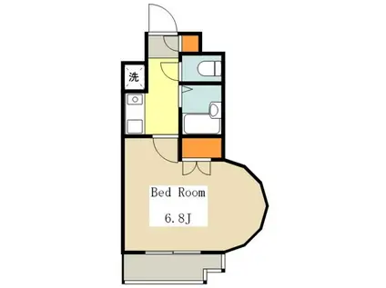 サンハイム高井戸II(1K/5階)の間取り写真