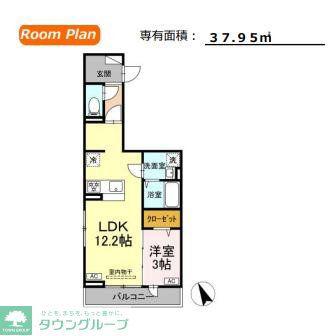 セレスティア京島(1LDK/3階)の間取り写真