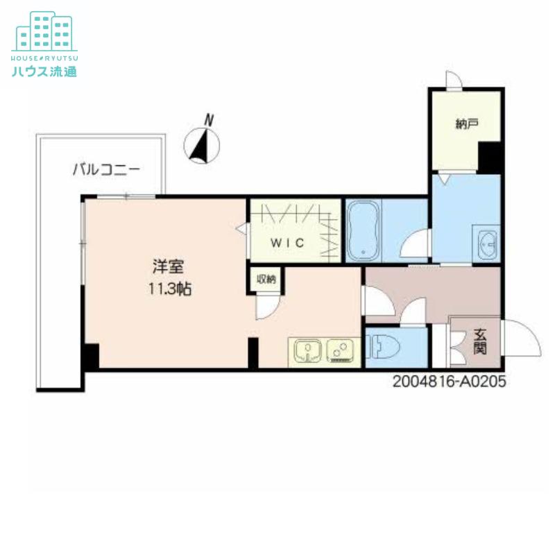 SHAMAISON HANAOKA(ワンルーム/2階)の間取り写真