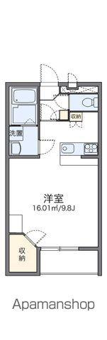 レオパレス島之内(1K/3階)の間取り写真