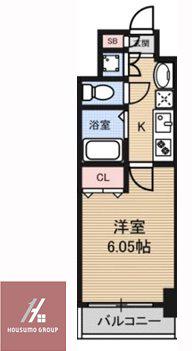 CHEZ・MOI・HIROSE(1K/4階)の間取り写真