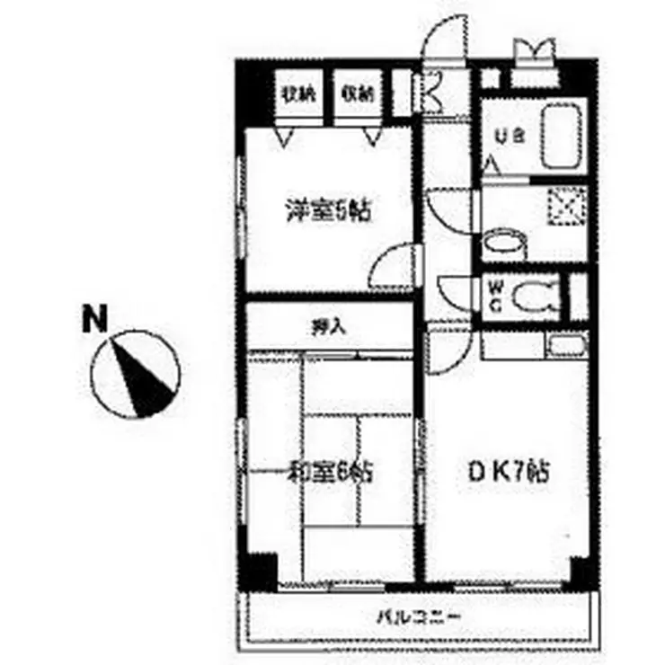 メゾンケイエム 4階階 間取り