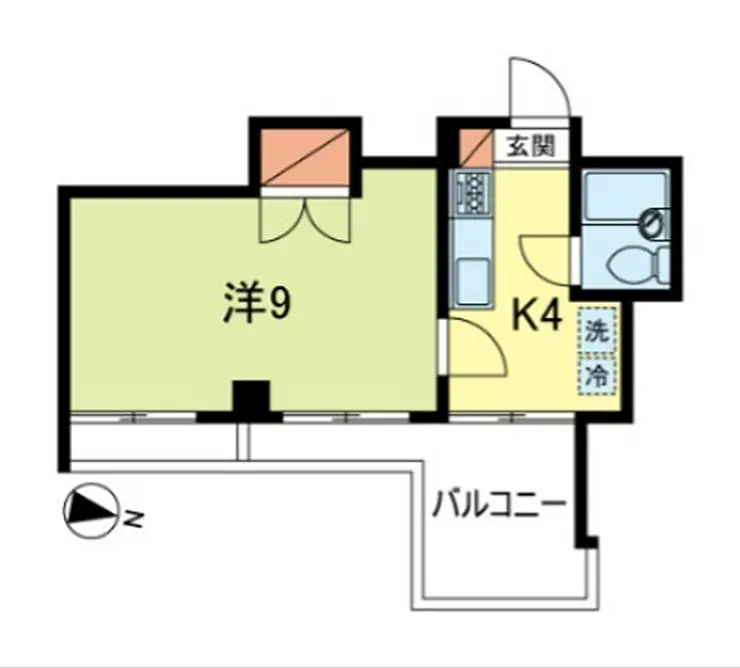 コーポ松川 3階階 間取り