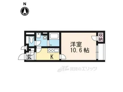 レオネクスト阿星(1K/2階)の間取り写真