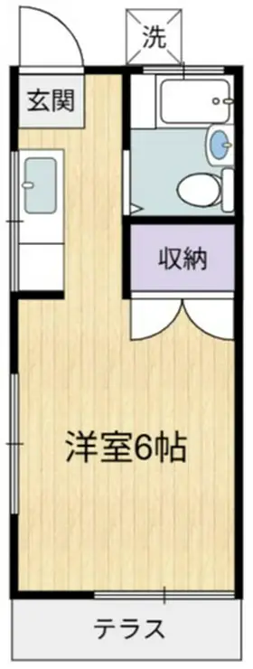 ハイツたつき 1階階 間取り