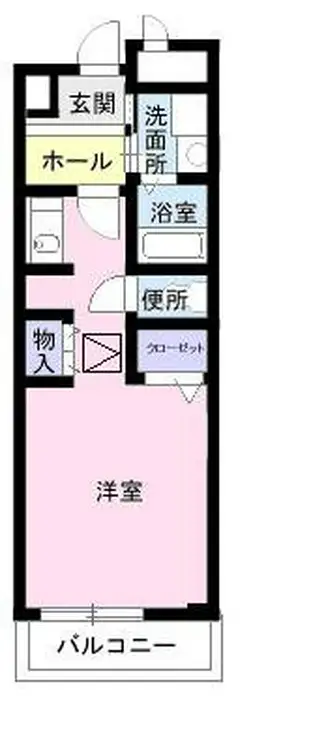 プレアリー リブ 1階階 間取り