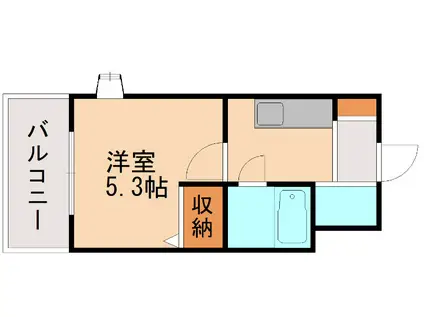 メゾン・ド・青山(1K/2階)の間取り写真