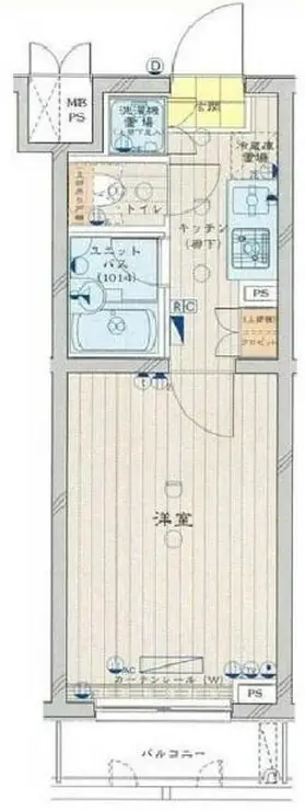 ルーブル中野弥生町 4階階 間取り