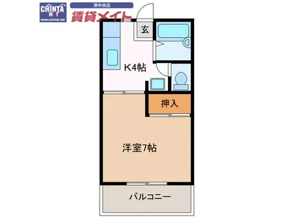 サニイプレイスレジデンス(1K/1階)の間取り写真