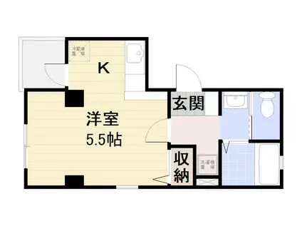 アルソス妙典(ワンルーム/2階)の間取り写真