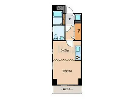 FIELD・B・1ST(1DK/3階)の間取り写真