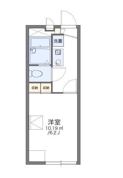 レオパレスMATSUDA(1K/2階)の間取り写真