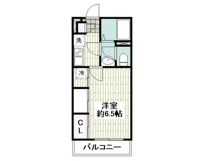 リブリ・SANA ISOGO(1K/2階)の間取り写真