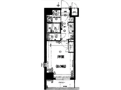 プレスタイル森下(1K/3階)の間取り写真